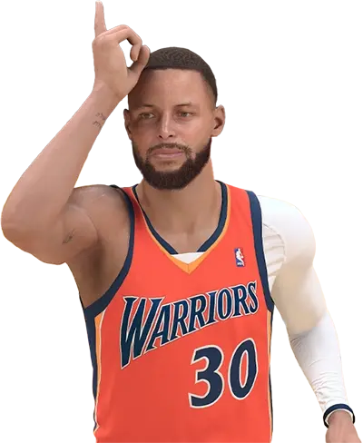 NBA2KLab Curry Pointing to Sky