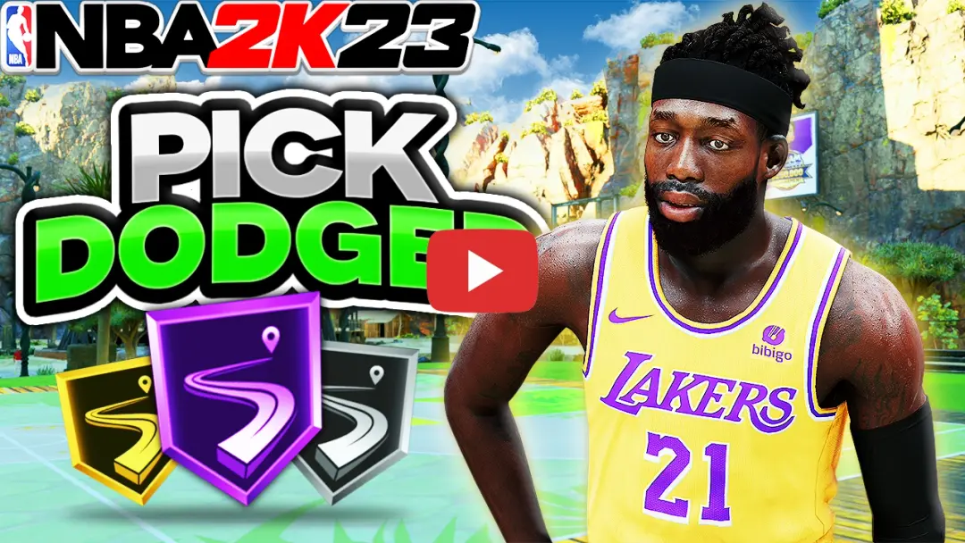 Thumbnail for Pick Dodger - 2k23 badge test on the NBA2KLab YouTube Channel