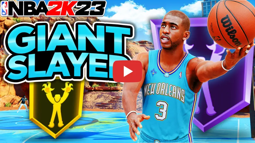 Thumbnail for Giant Slayer - 2k23 badge test on the NBA2KLab YouTube Channel