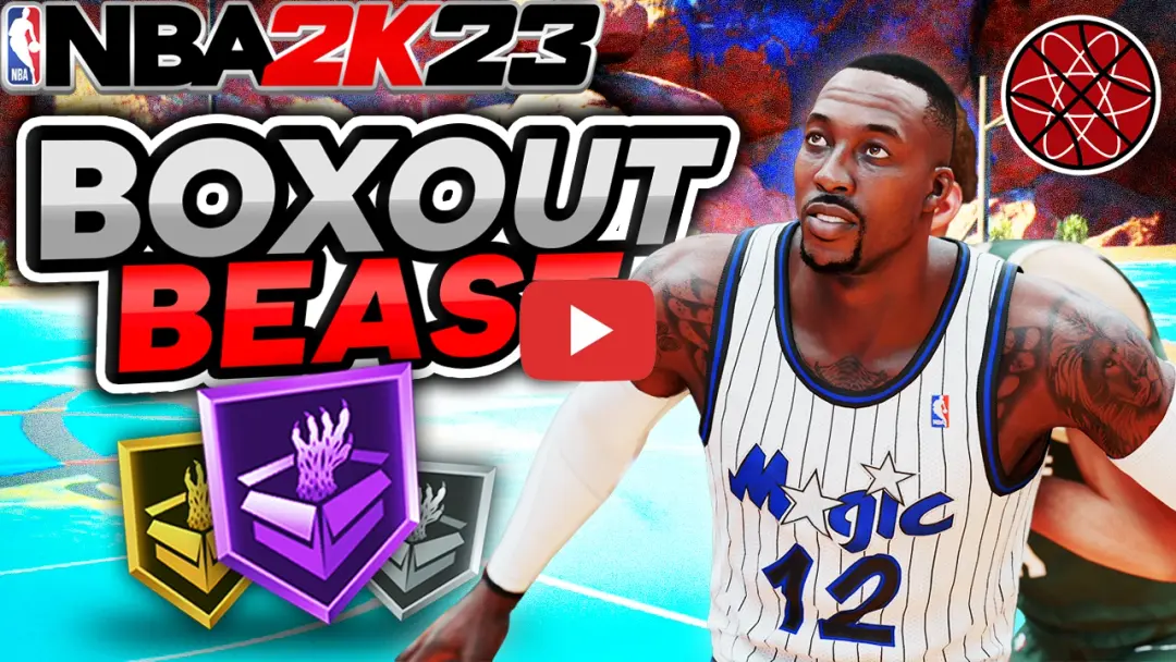 Thumbnail for Boxout Beast - 2k23 badge test on the NBA2KLab YouTube Channel