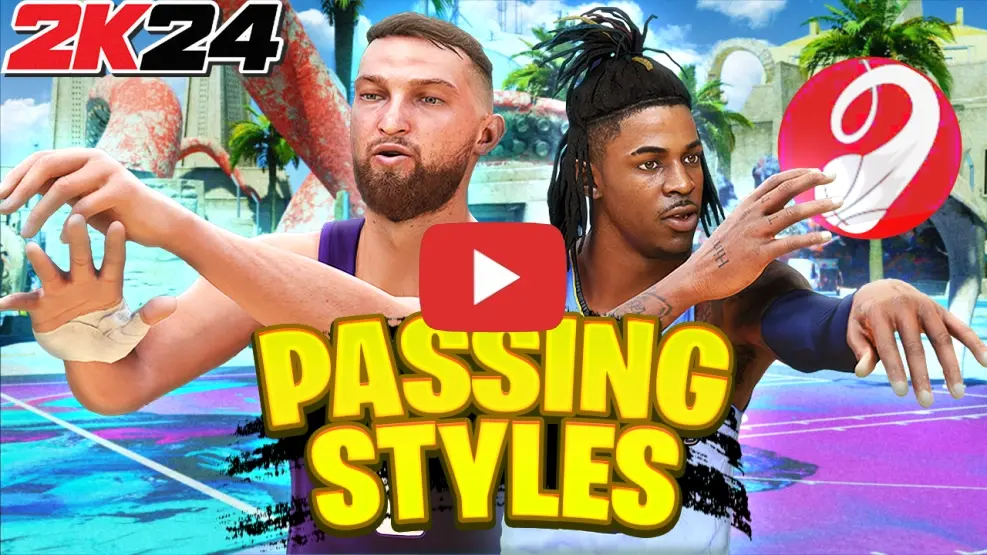 Meilleur style de passe NBA 2K24