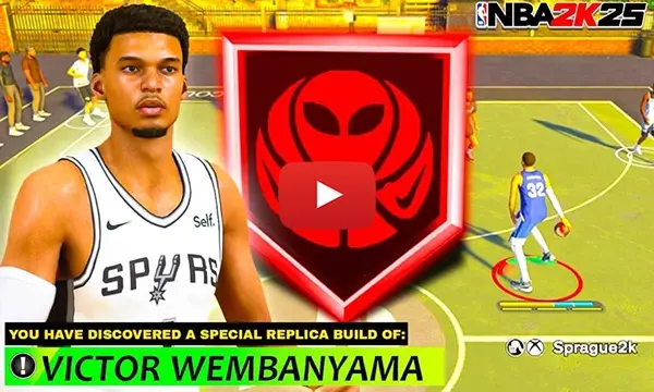 NBA 2K25 Victor Wembanyama Build