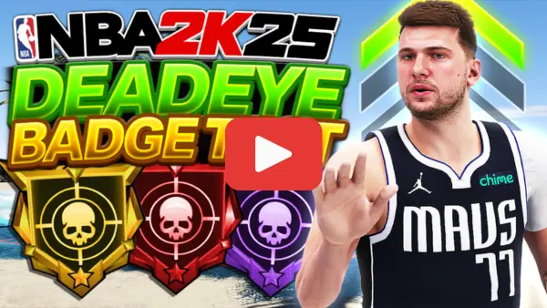 NBA 2K25 Deadeye Badge