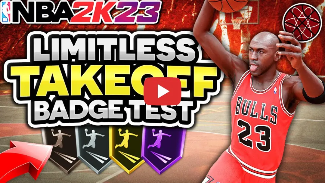 Thumbnail for Limitless Takeoff - 2k23 badge test on the NBA2KLab YouTube Channel