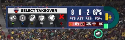 Select Which Takeover to Activate in NBA 2k24
