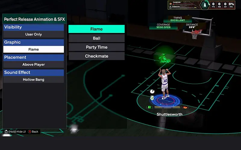 NBA 2k26 Flame Shot Meter